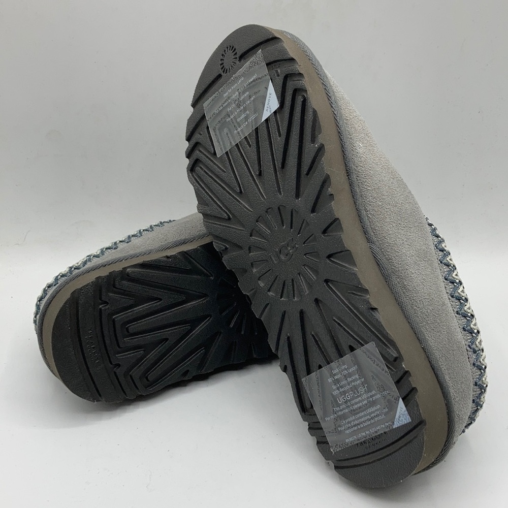 UGG Tasman Seal Grey Suede House Slippers - Picture 4 of 6